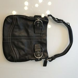 Black Coach Shoulder/Crossbody Bag